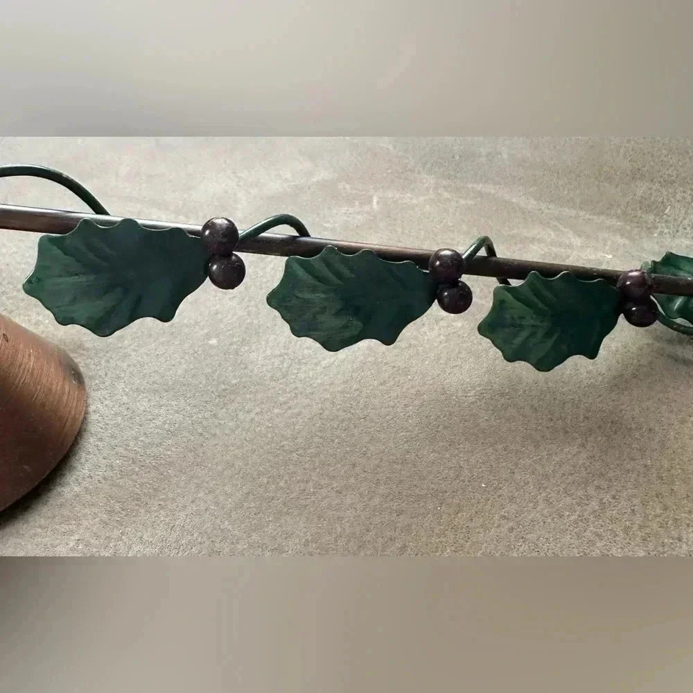 Vintage Copper And Holly Candle Snuffer - Picture 5 of 6